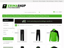 Tablet Screenshot of erimashop.nl